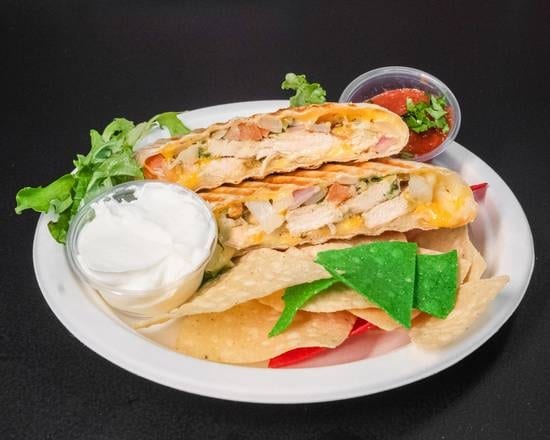 Cajun Chicken Quesadilla.