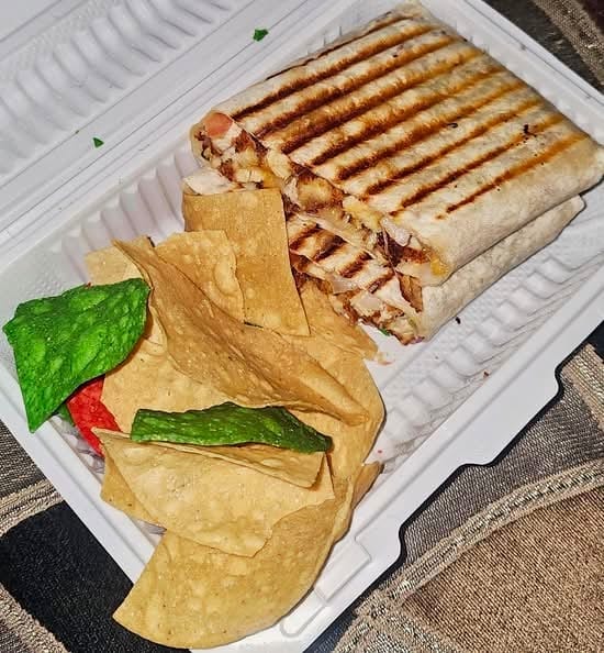 Crispy Chicken Quesadilla.