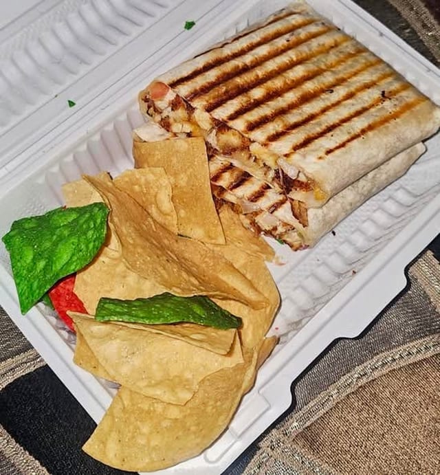 Crispy Chicken Quesadilla.
